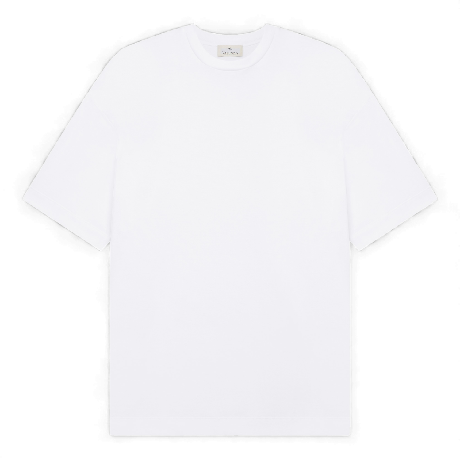 Valenza Interlock Supima T-shirt Off White