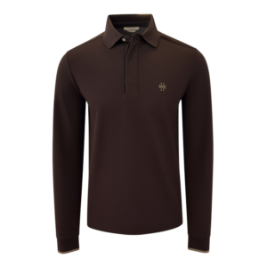 Jacob Cohen polo lange mou dark brown