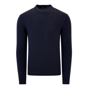 Peuterey trui ronde hals Alcione blauw