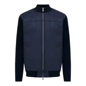 Gentiluomo vest suedine navy