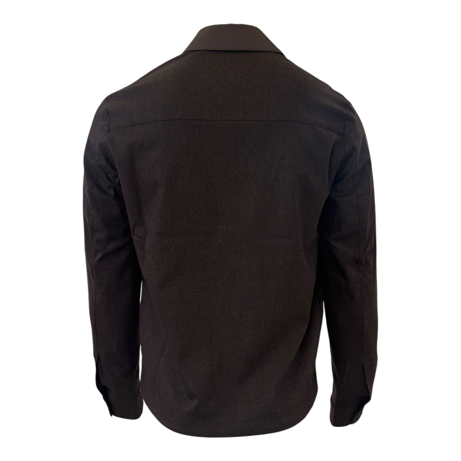 Marco Pescarolo zipped overshirt Ventidue brown - Afbeelding 2