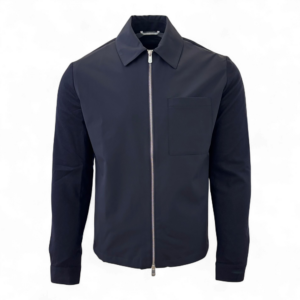 Marco Pescarolo zipped overshirt Ventidue navy