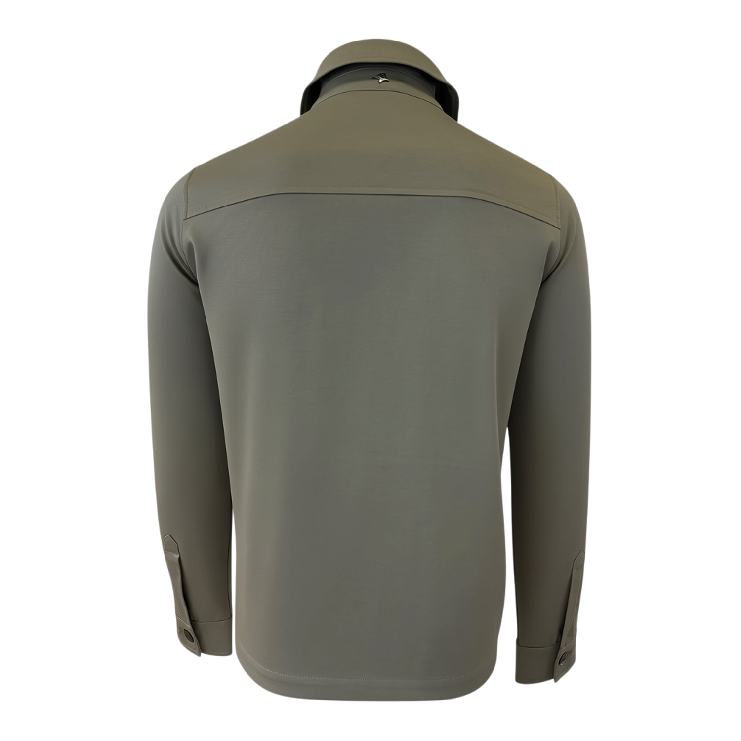Valenza Supima zip overshirt granite - Afbeelding 2