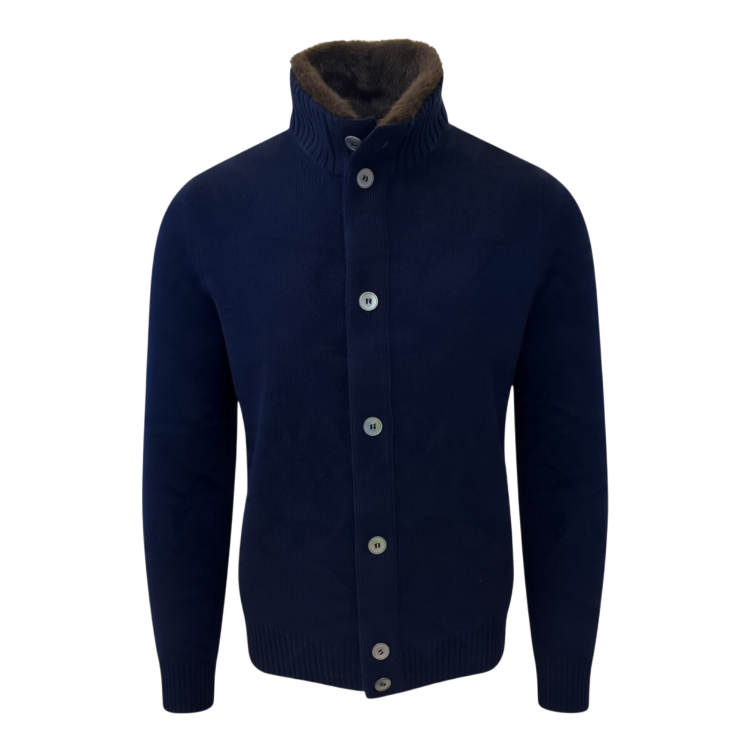 Gran Sasso cashmere vest navy