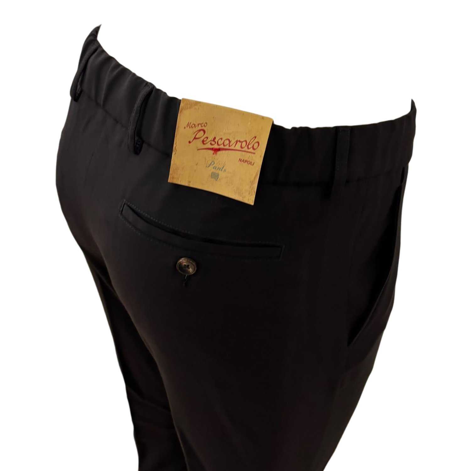 Marco Pescarolo chino Manu dark brown