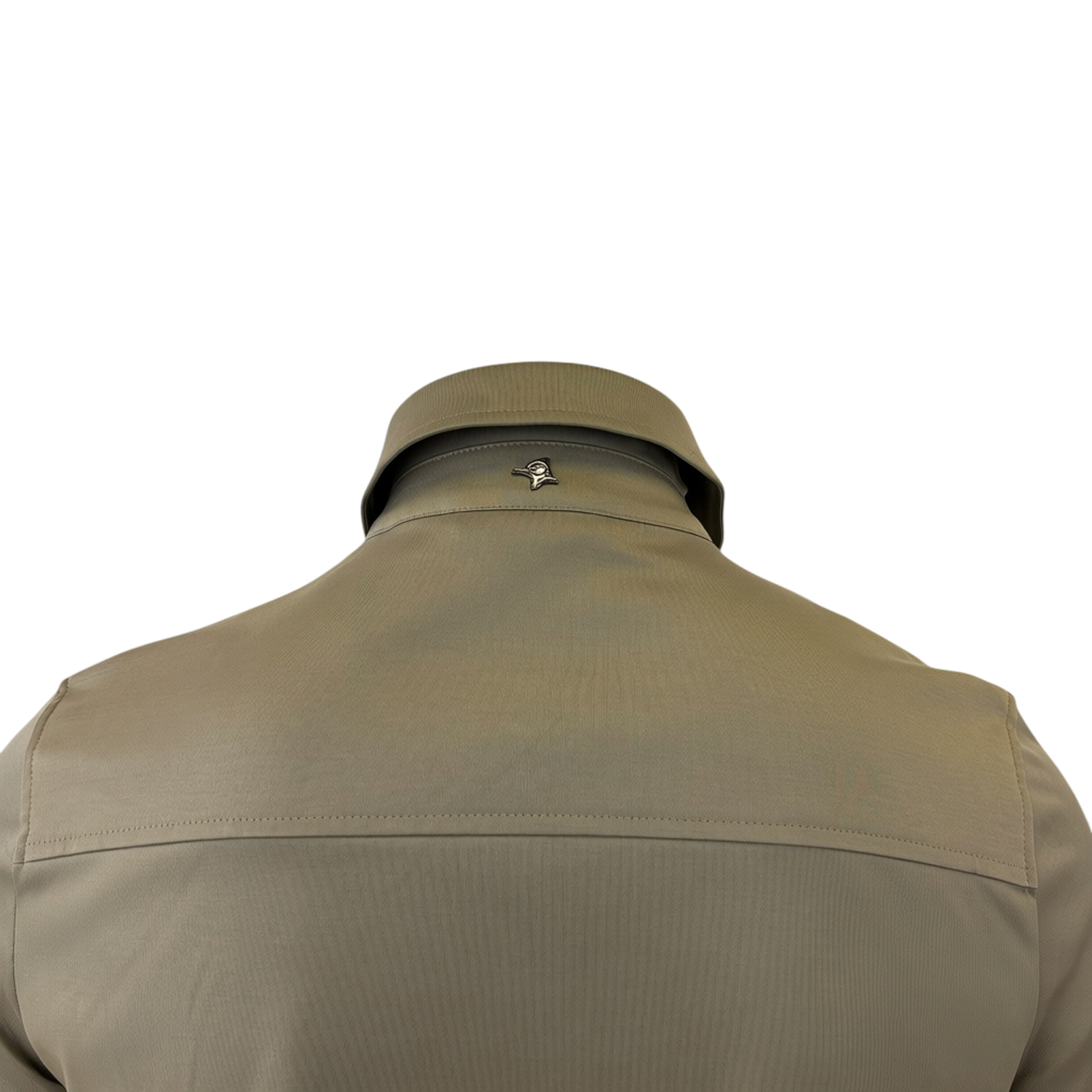 Valenza Supima zip overshirt granite - Afbeelding 3