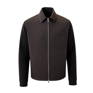 Marco Pescarolo zipped overshirt Ventidue dark brown